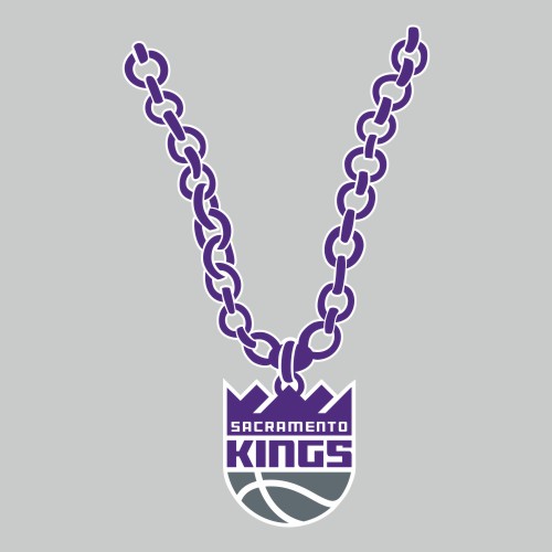 Sacramento Kings Necklace logo cricut iron on